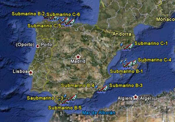 El final de los submarinos republicanos de la G.C.E. 1