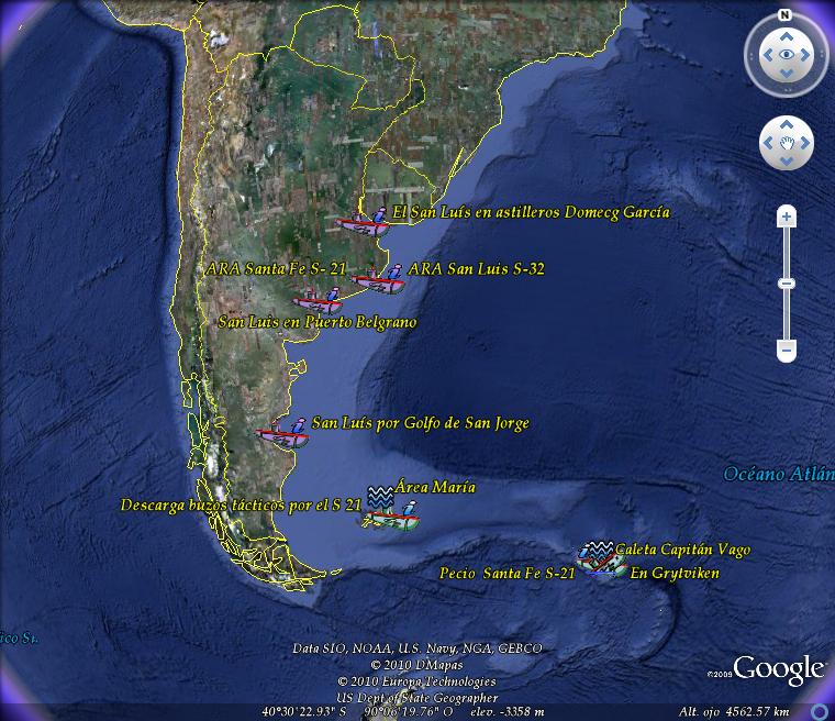 Submarinos argentinos en la Guerra de Malvinas.