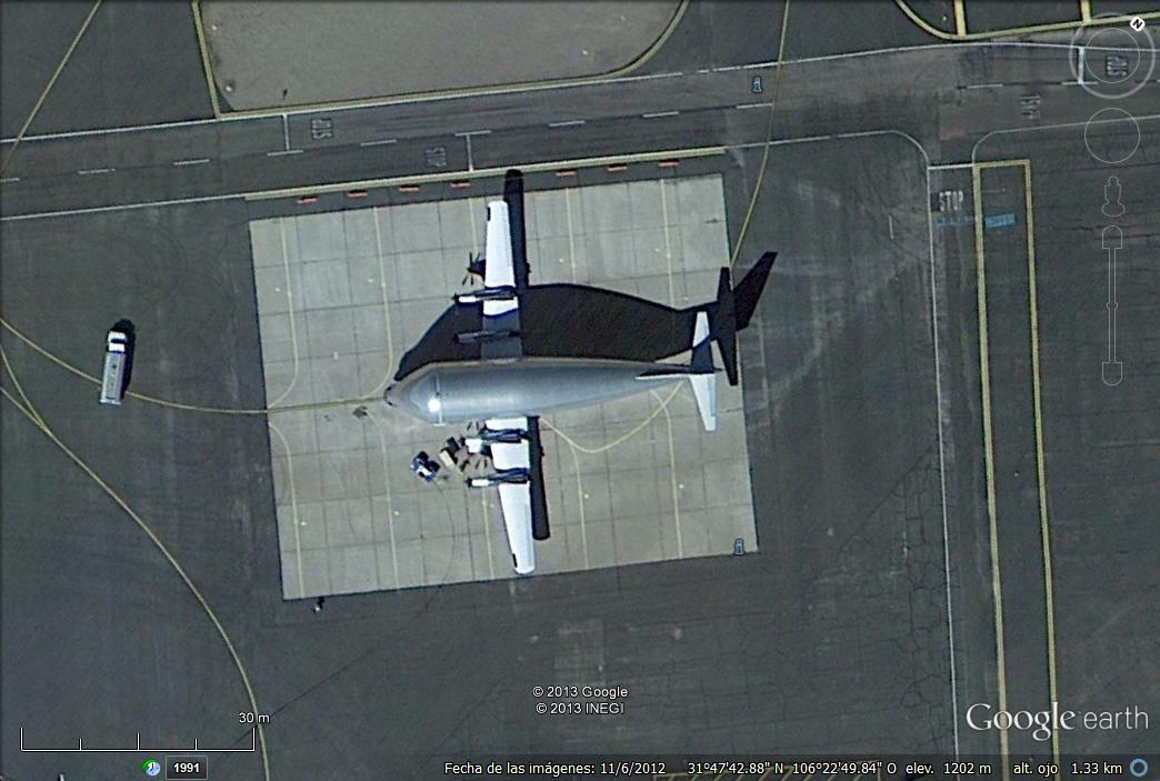 Super Guppy - avion para cargas voluminosas 1 - Aparcando el avion en casa 🗺️ Foro General de Google Earth