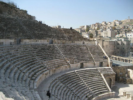 Teatro romano en Petra, Jordania 1