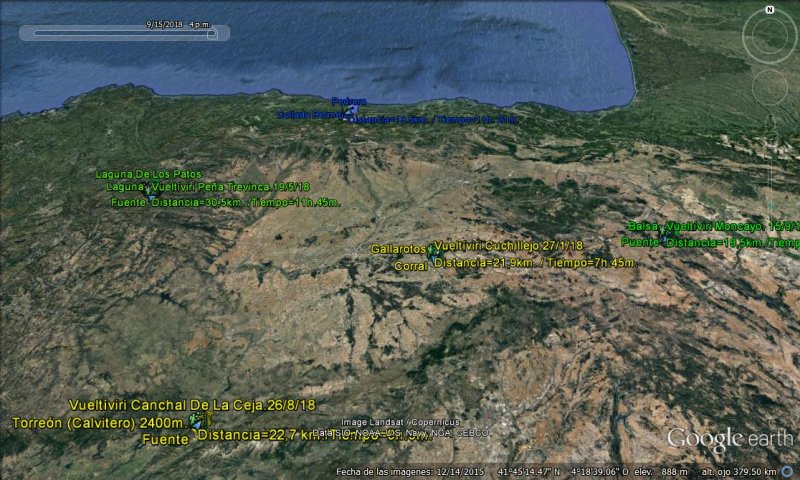 recorrido con google earth - Los Techos De Castilla y León. Archivo 1