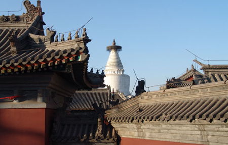 Templo de la Pagoda Blanca, Beijing, China 1