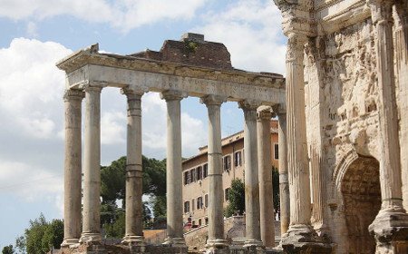 templo de Saturno, Roma, Italia 1