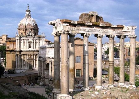 templo de Saturno, Roma, Italia 0