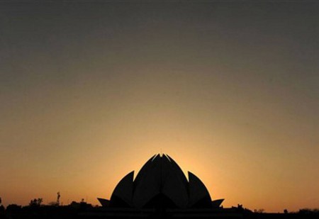 Templo del Loto, Nueva Delhi, Haryana, India 1