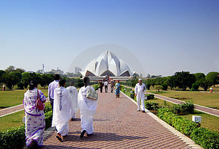 Templo del Loto, Nueva Delhi, Haryana, India 0