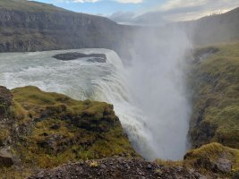 cascada de gullfoss - círculo dorado, sur de islandia