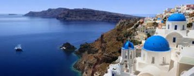 Arrecife santorini, thira, grecia