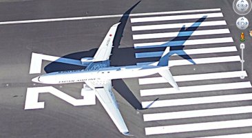 Avión en Miyazaki Airport, Japón