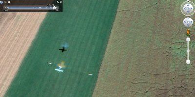 Avioneta despegando con tripe sombra!