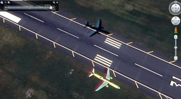 BOING despegando de Atlantic City, USA