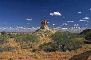 Chambers pillar, territorio norte, australia