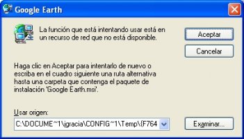 error google earth