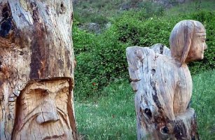 Escultura de camino de bogarro, bogarra, albacete, castilla-la mancha0