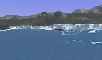 imagen pared perito moreno