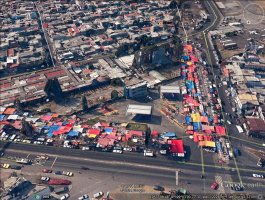 Mercadillo muy colorista en Ciudad de Mexico