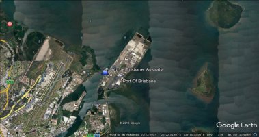 Puerto de brisbane, australia