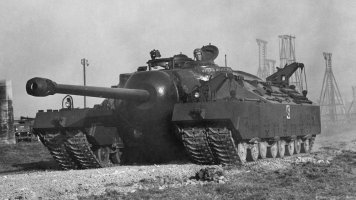 T28 - tanque superpesado (cañón autopropulsado) USA