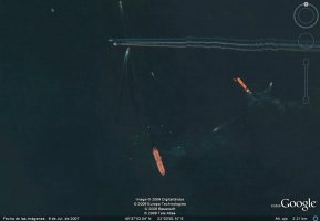 volando en el golfo de tessalonika