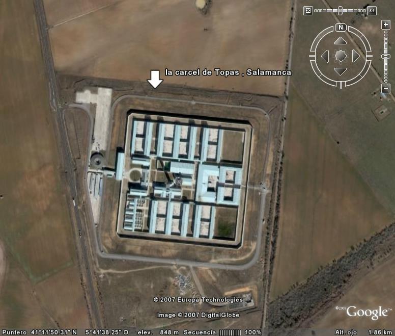 Cárcel de Topas - Salamanca 0 - CENTRO PENITENCIARIO BOTAFUEGOS (ALGECIRAS) 🗺️ Foro General de Google Earth