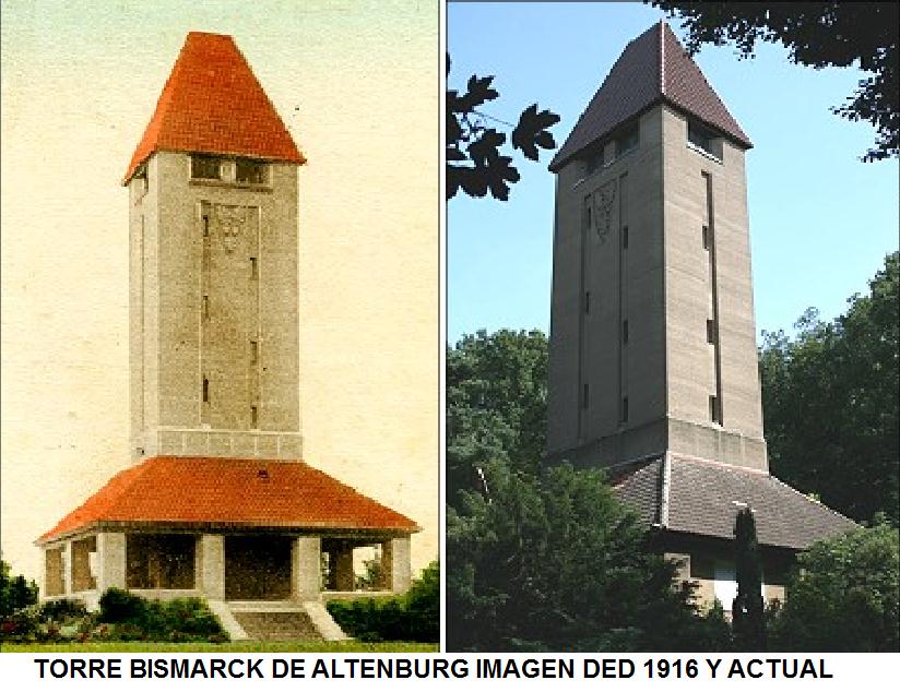 La torre de Bismarck en Altenburg 0