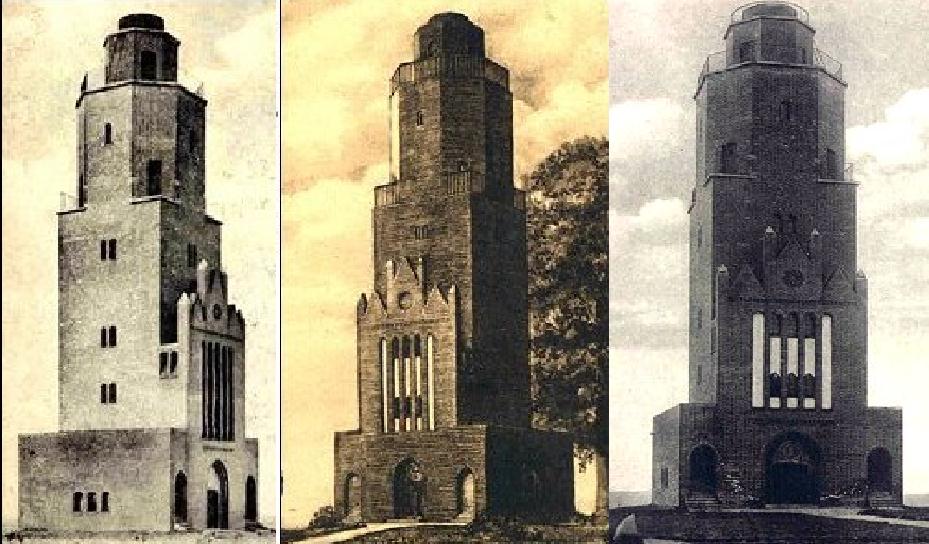 Torre Bismarck en Lichtfelde Alemania hoy Jasna Polonia 0