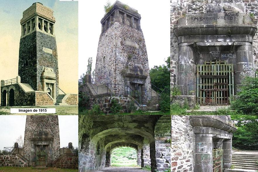 La torre de Bismarck en Sagan Alemania, hoy Zagán, Polonia 0 - La Columna de Bismarck en Staniszow, Polonia 🗺️ Foro de Historia