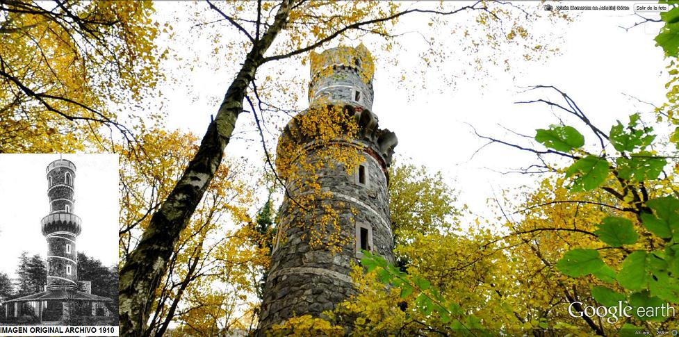 Torre de Bismarck en Johnsdorf Alema. hoy  Sokolniki Polonia 0