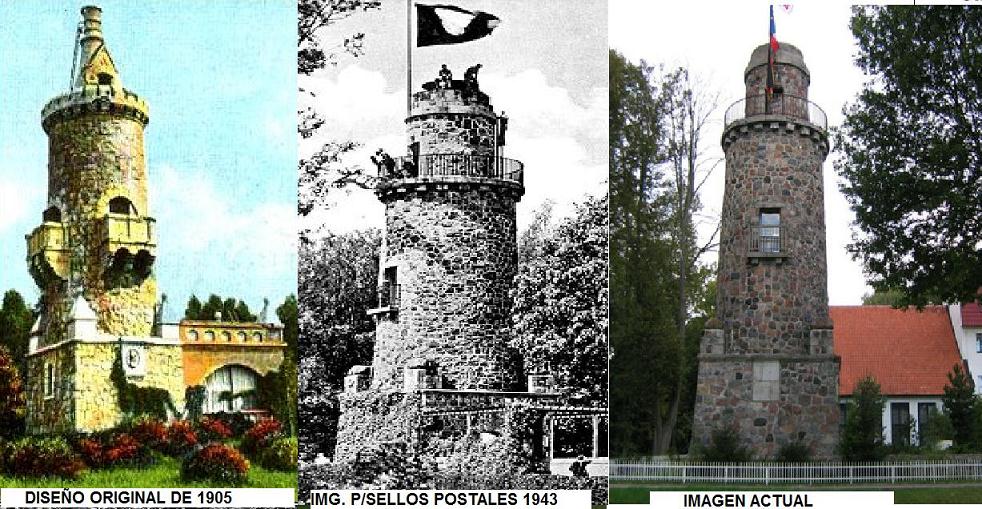 torre de bismarck en osterode alemania hoy ostróda polonia.jpg