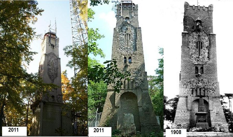 Torre de Bismarck en Ratzebuhr Alemania, hoy Okonku Polonia 0 - Columna de Fuego Bismarck en Thorn (Torun) Polonia 🗺️ Foro de Historia