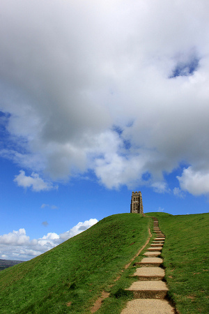 Torre Glastonbury, Distrito Mendip, Gran Bretaña 1