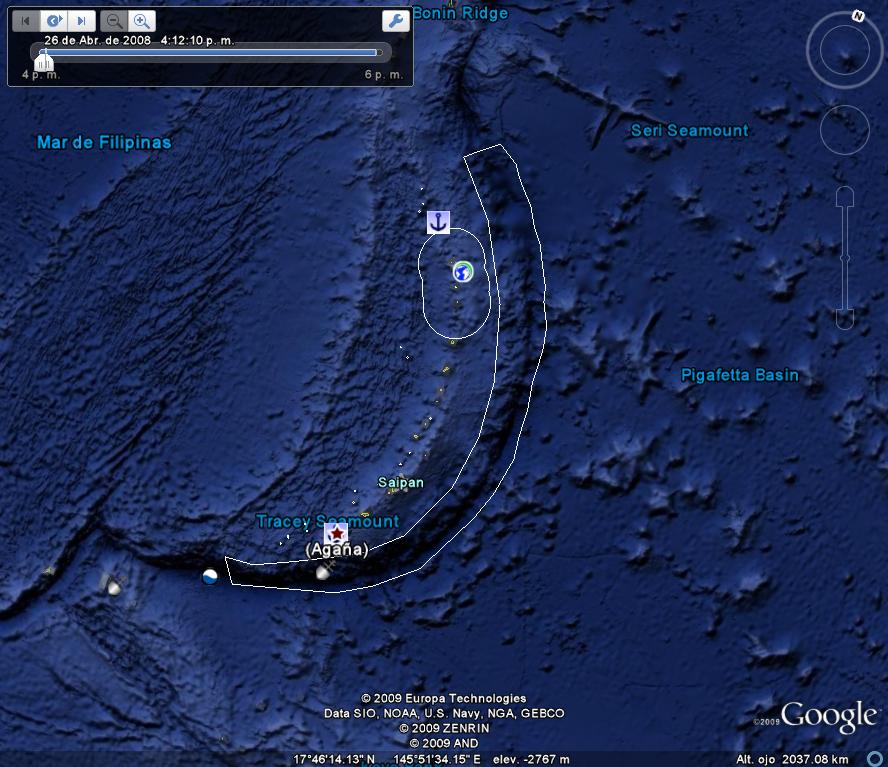 Tour de las Islas Mariana Mapa General