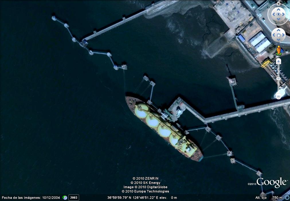 Transporte de gas liquido Corea del Sur 1 - Hovercraft civiles de diferentes tamaños 🗺️ Foro General de Google Earth