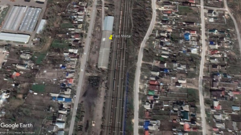 Tren Transporte Militar Estación Maslovka, Rusia 1