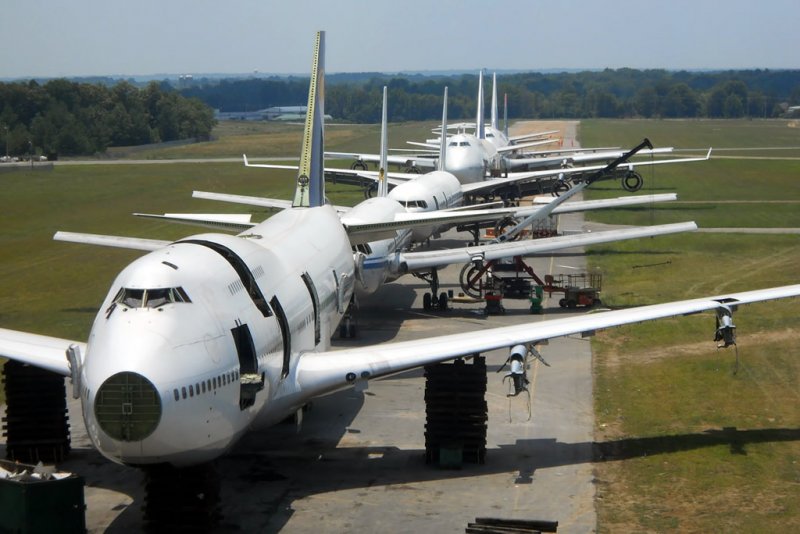 Cementerio de aviones Boeing en Tupelo Mississippi 0