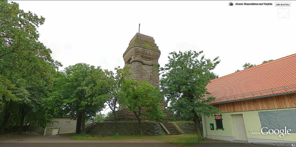 Turm Reuster (ó Bismark) en Reust 0 - LOCALIZACION DE LAS TORRES DE BISMARCK