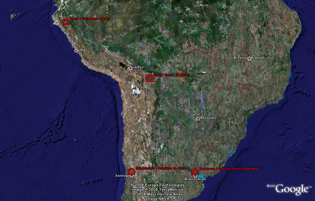 NUESTRAS UBICACIONES EN LA TIERRA