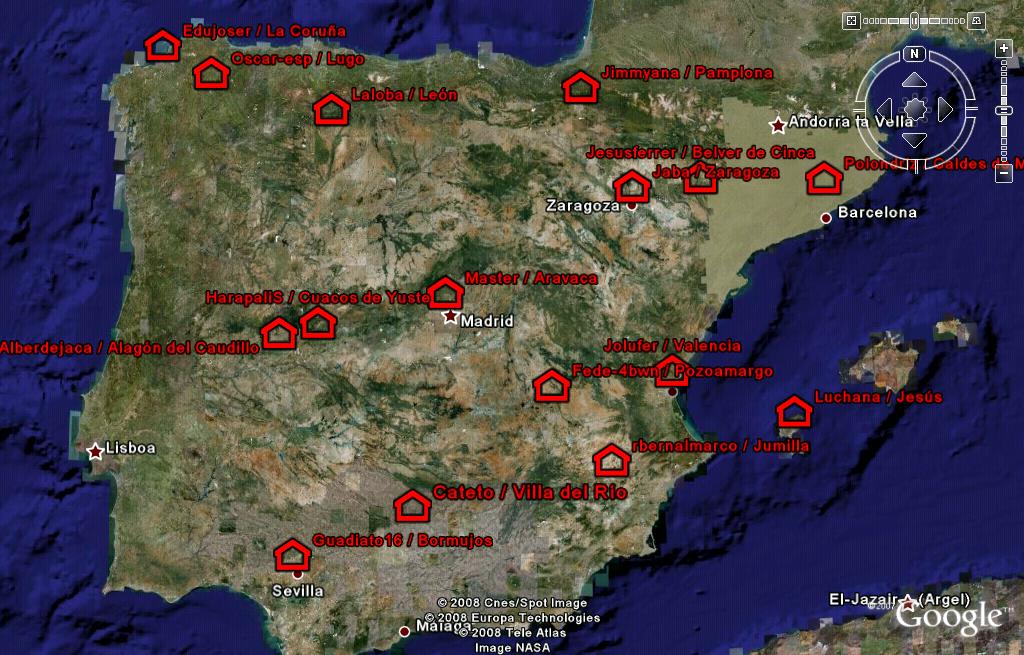 NUESTRAS UBICACIONES EN LA TIERRA