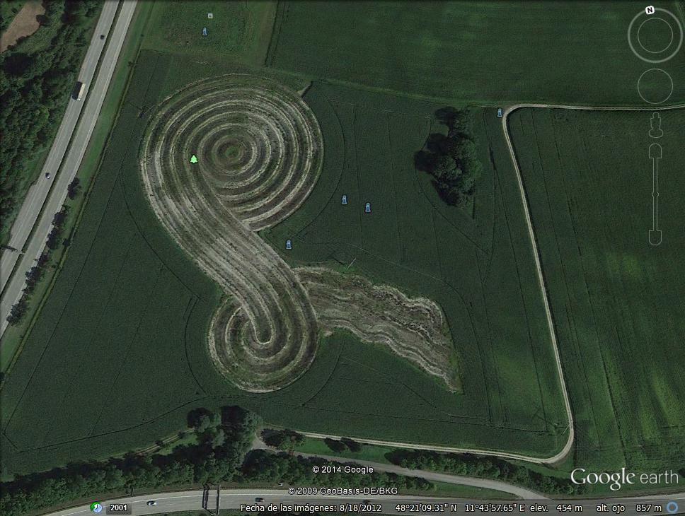 Una Isla a Tiempo -imagen gigante- Munich 1 - Corazon gigante en un bosque 🗺️ Foro General de Google Earth