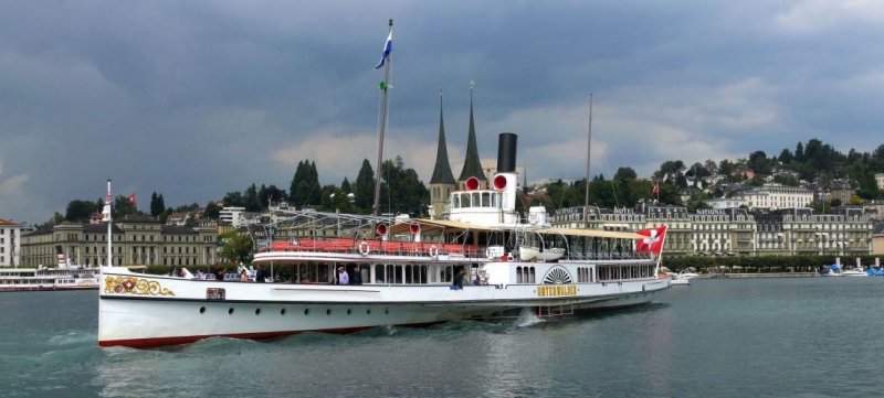 Unterwalden Paddle Steamer, Suiza 0