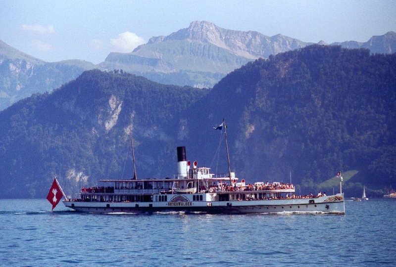 Unterwalden Paddle Steamer, Suiza 2