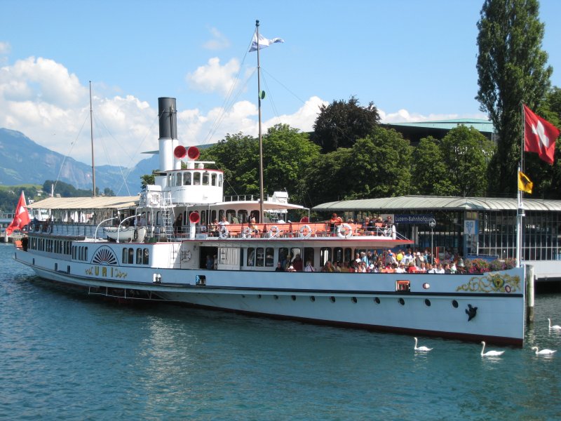 Uri Paddle Steamer, Suiza 0 - Barcos Rueda de Paleta o Vapor de ruedas