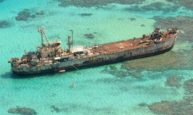 USS Harnett County 2 - Guidesman encallado en la playa de Klein, Curazao 🗺️ Foro General de Google Earth