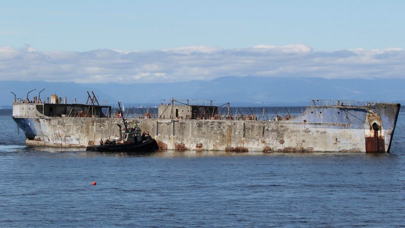 USS YOGN-82 0 - Barcos de hormigón armado (Concreto o Ferrocemento)