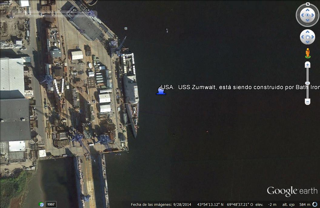 Destructor USS Zumwalt 1 - Barco de transporte militar cerca de Valparaiso 🗺️ Foro Belico y Militar