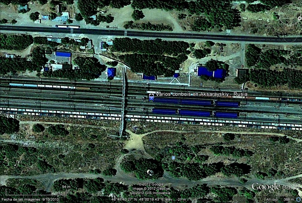 Varios conbois en Aksarayskiy - Rusia 1 - PEDAZO DE TREN / Trenes 🗺️ Foro General de Google Earth