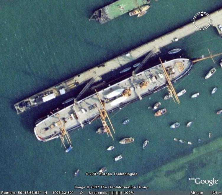 GRAN VELERO INGLES-LA VICTORIA- - Barcos de Vela - Veleros 🗺️ Foro General de Google Earth