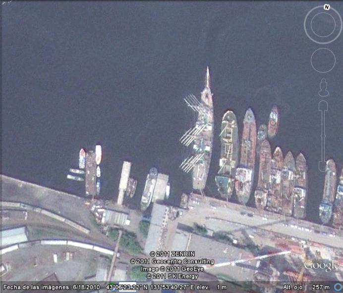 Паллада - Pallada -Velero de 100 metros- Vladivostok 1 - El Guayas, buque escuela Euatoriano 🗺️ Foro General de Google Earth