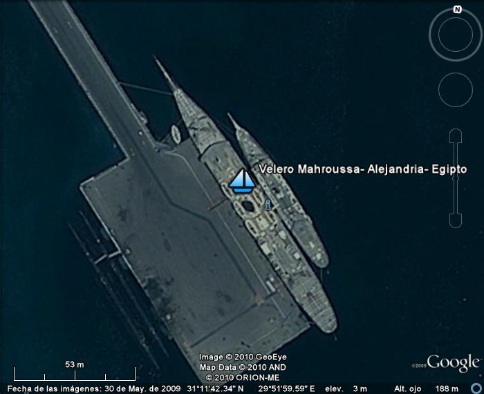 SS MAHROUSSA - Yate del rey de Egipto - Velero de 30 metros en el Puerto de Niza 🗺️ Foro General de Google Earth