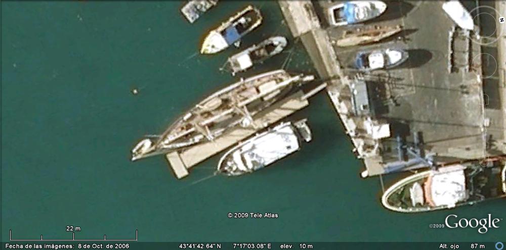 Velero de 30 metros en Puerto de Niza - Veleros en el puerto de Saint Malo - Francia 🗺️ Foro General de Google Earth